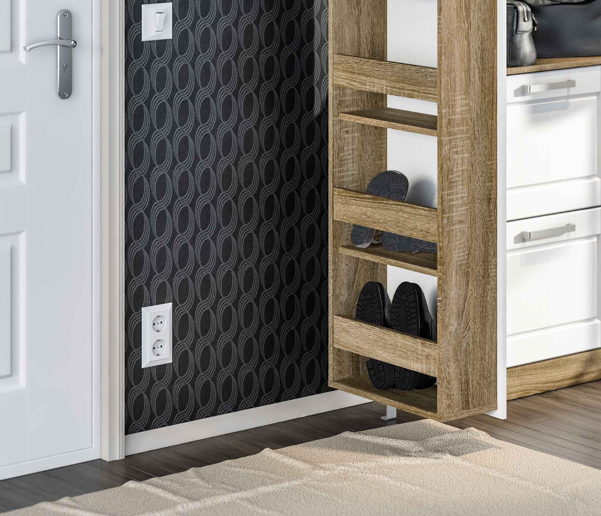 обувница прованс в прихожую