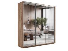 Шкафы-купе, Шкаф-купе Экспресс Экспенс трио 2400 x 1800 x 600