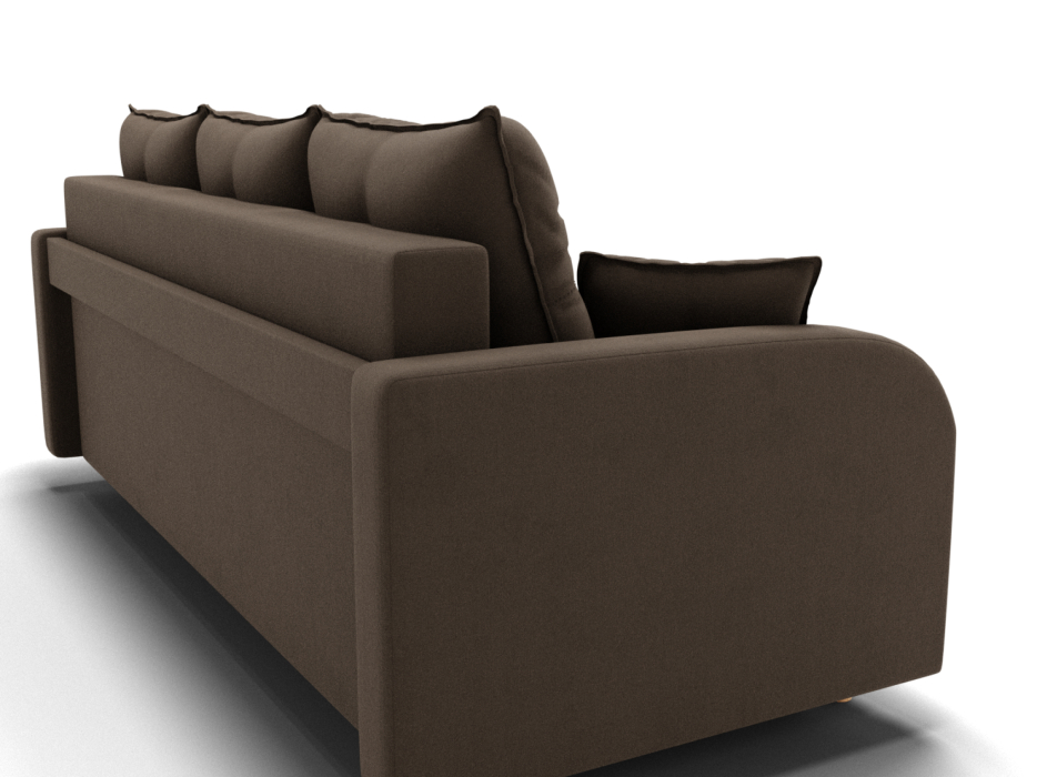 Диваны еврокнижки, Прямой диван Генри,НПБ,еврокнижка,велюр