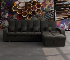 Диваны с ящиком для белья, Модульный диван Майами-2,микровелюр,антивандальная и водостойкая ткань,венеция