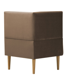 Кресло (модуль угловой) Лагуна, велюр