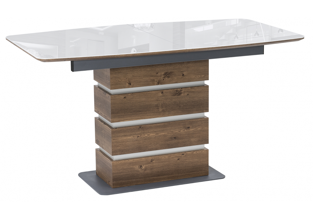 Обеденные столы, Стол стеклянный Фернан (белый)