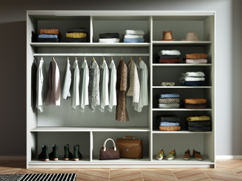 Шкаф-купе Прайм 3-х дверный Стекла пудра/Доводчики 210х57х230