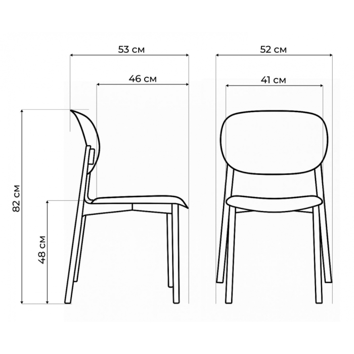 Стулья, Пластиковый стул Mokka