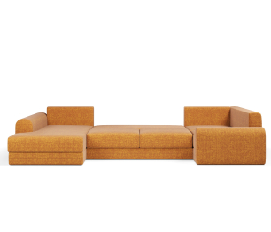 Угловой диван Модерно П-образный, рогожка