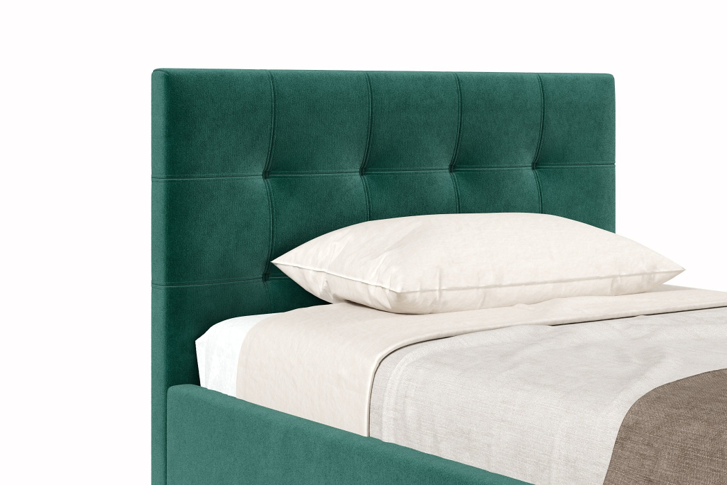 Мягкая кровать, Кровать Турин 1200, велюр