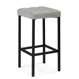 Полубарный стул Лофт (черный)