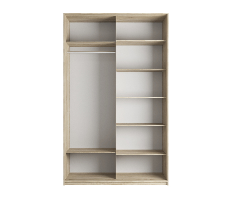 Шкафы-купе 2-х дверные, Шкаф Прайм дуо ДСП/ДСП 2300 x 1400 x 570