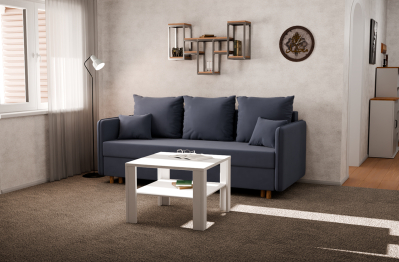 Прямой диван Санти,еврокнижка,велюр