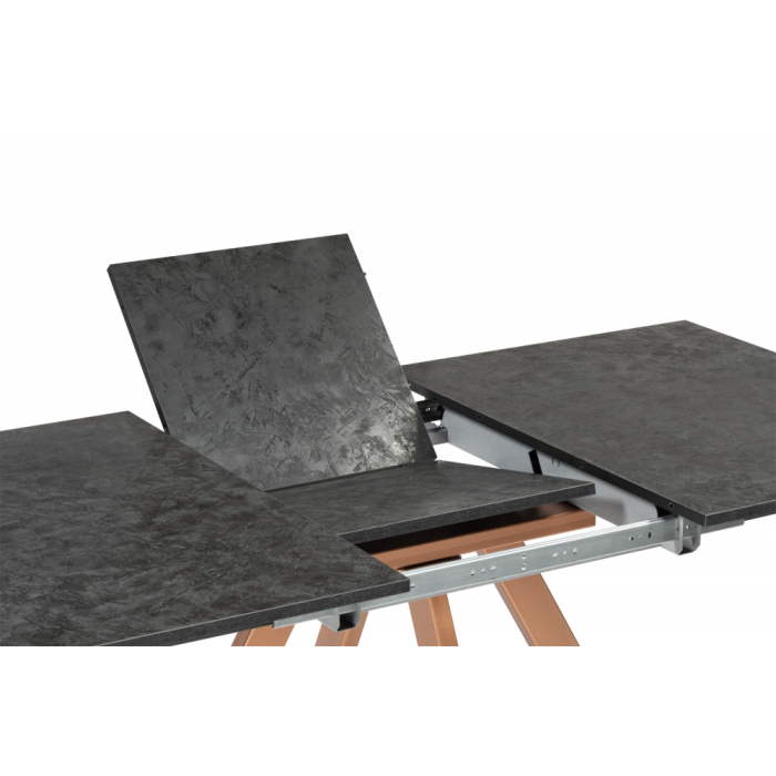 Обеденные столы, Деревянный стол Райн 116(160)x77 (медные ноги)