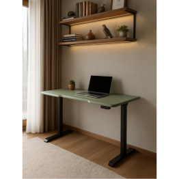 Компьютерный стол Маркос с механизмом подъема 140х80, черный