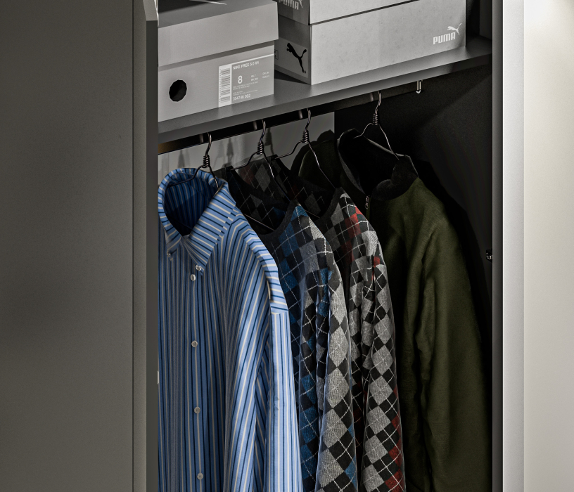 Шкафы распашные, Шкаф 2 дверный Леон СБ-3361