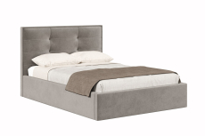 Мягкая кровать, Кровать Римини 1400 с подъёмным механизмом, велюр