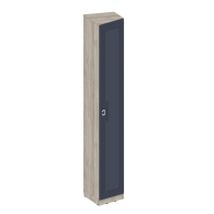 Для одежды, Шкаф Лежер ШК-3122, дуб серый, холст сапфировый
