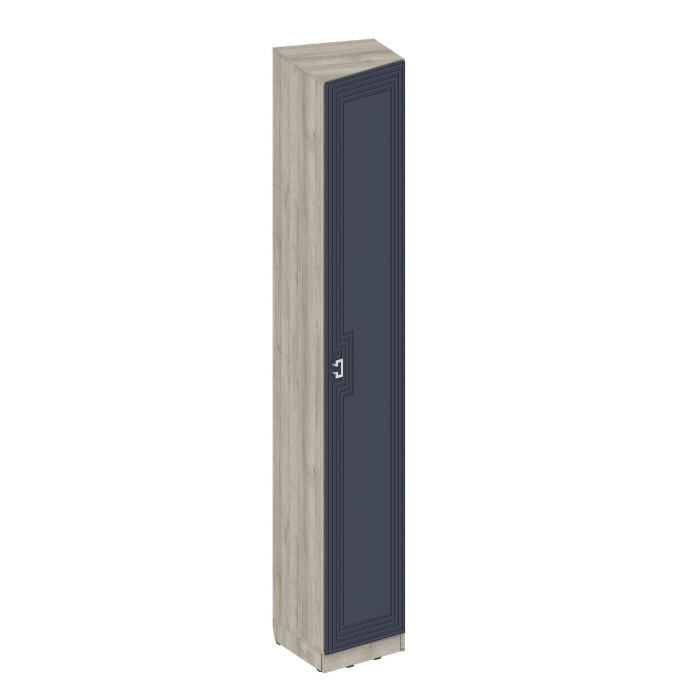 Для одежды, Шкаф Лежер ШК-3122, дуб серый, холст сапфировый
