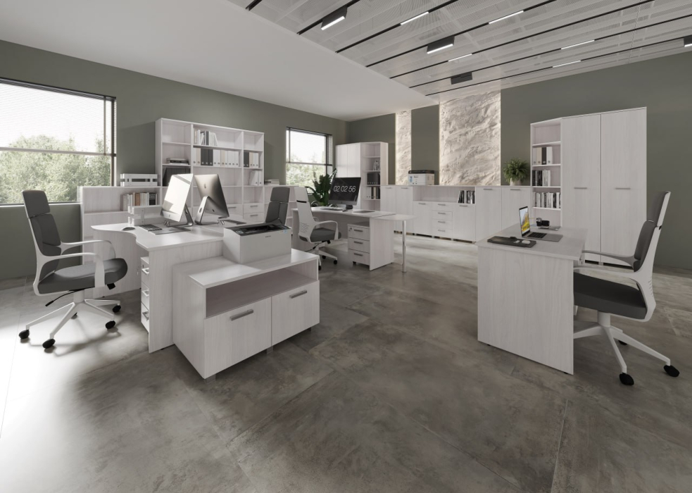 Стеллажи, Стеллаж для документов с фасадами 1/3 Конгресс мод. 2.2