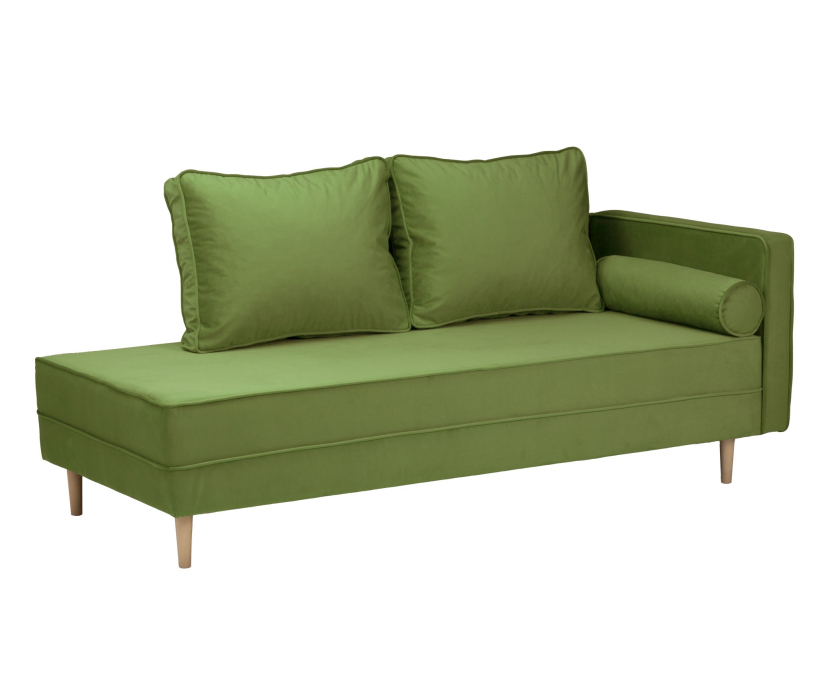 Дизайнерские диваны для гостиной, Диван - кушетка Блюз, велюр