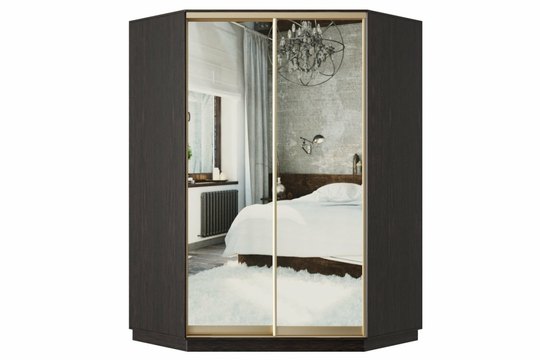 Шкафы-купе, Угловой шкаф-купе Премьер 71 Венге