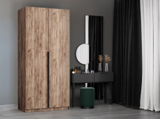 Шкафы распашные, Шкаф складной Е1 Локер ("Гармошка") 101х52,5х220 см, с полками