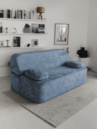 Бескаркасный диван Бабл, плюше 