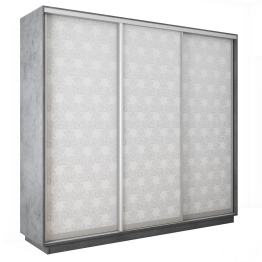 Шкаф-купе Экспресс 3-х дверный Фотопечать Калейдоскоп Стекла 240х60х240
