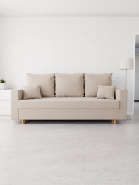 Прямой диван Адам, НПБ,еврокнижка,велюр