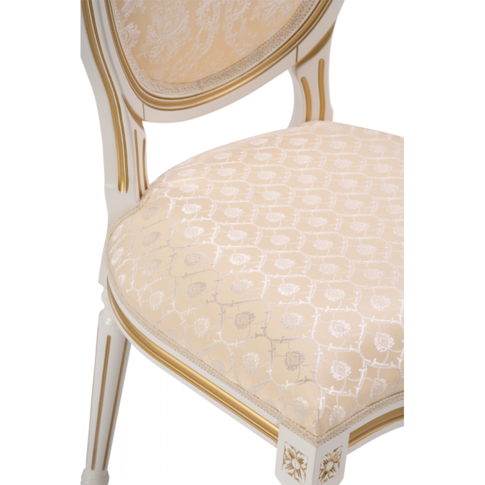 Стулья, Стул деревянный Данте с золотой патиной