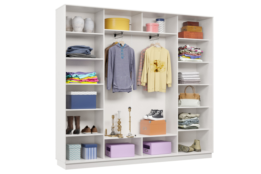 Шкафы-купе, Шкаф-купе Премьер Лайт 59 (08;05;08) трехдверный