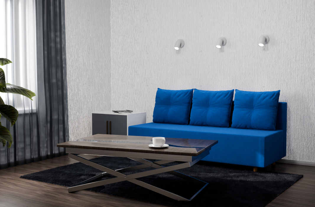 Диваны еврокнижки, Прямой диван Сияние,еврокнижка,велюр