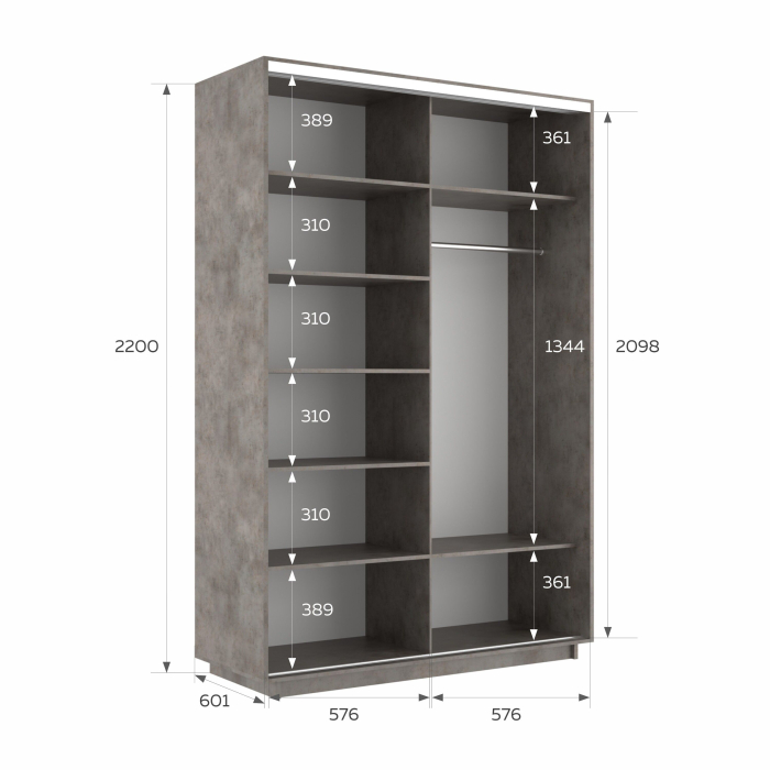 Шкафы-купе 2-х дверные, Шкаф-купе Экспресс 2-х дверный Фотопечать Шелк Стекла 120х60х220
