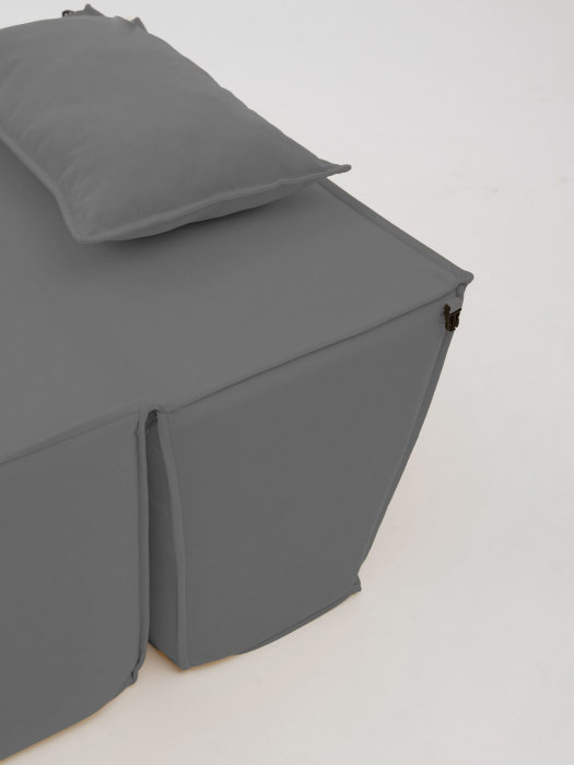 Гостиная, Бескаркасное кресло Клайд,велюр