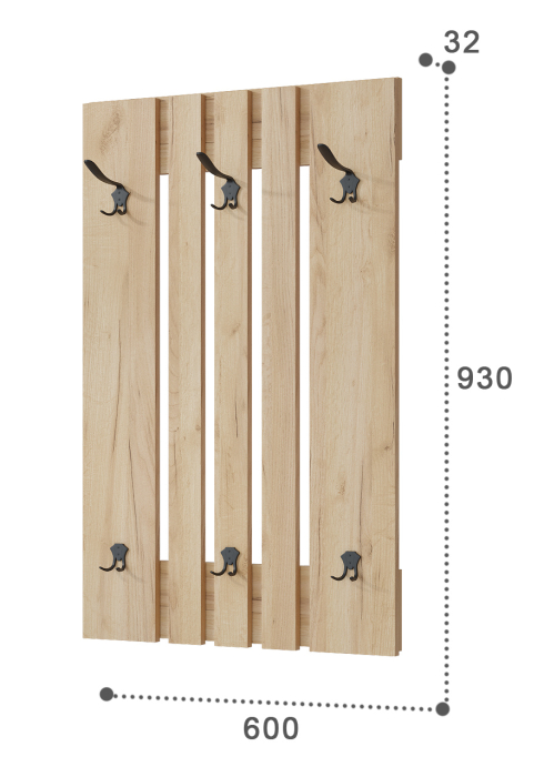 Настенные, Вешалка Эмилия ЭЛ-6