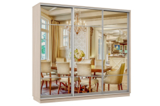 Шкафы-купе 3-х дверные, Шкаф-купе Премьер Лайт 60 (11;11;11) трехдверный