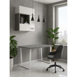 Стол деревянный Лота Лофт 120 22 мм (белый матовый)