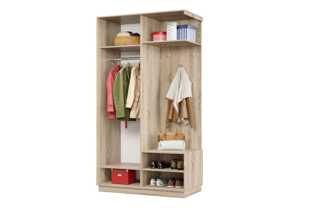 Прихожие, Прихожая Премьер 02 Лайт 05 Правая Мини