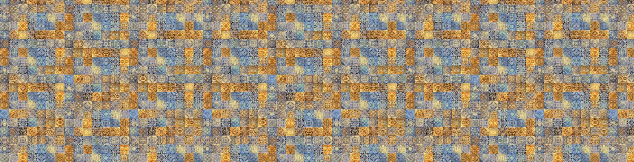 Стеновые панели из АБС-пластика, Кухонный фартук 1001 Ночь 3000x600x1.5 мм глянец