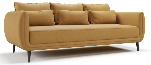 Диван прямой нераскладной Корсика,велюр