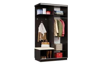 Прихожая Премьер 04 Лайт 11 Левая Мягкая