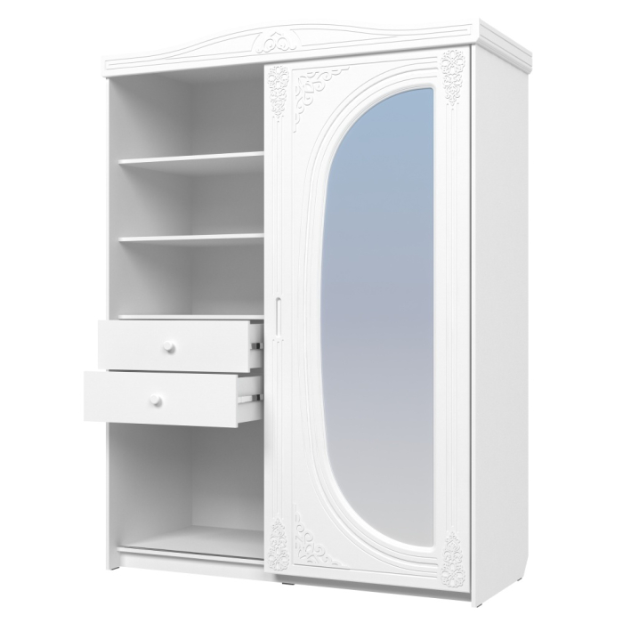 Шкафы-купе 2-х дверные, Шкаф-купе Ассоль АС-16