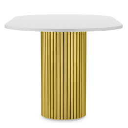 Стол Барон О 200 х 90 (золотые ноги)