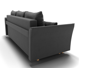 Прямой диван Мелодия,НПБ,еврокнижка,велюр