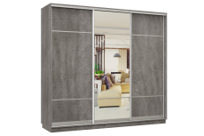Шкафы-купе 3-х дверные, Шкаф-купе Премьер Лайт 58 (08;11;08) трехдверный
