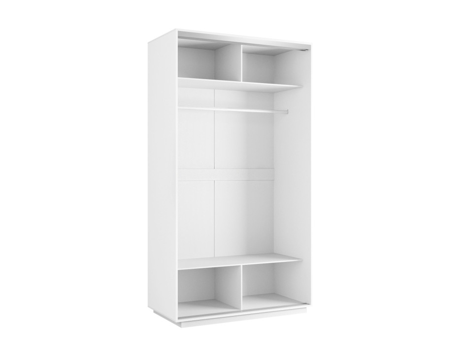 Шкафы-купе 2-х дверные, Шкаф-купе Экспресс Хит 2х дверный ДСП/Зеркало 120х60х220