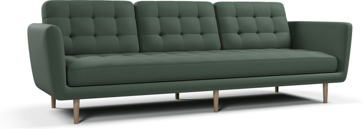 Диван прямой нераскладной Неаполь 1, велюр