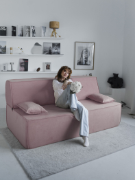 Диван бескаркасный Клайд, велюр