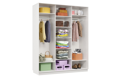 Шкаф-купе Премьер Лайт 26 (02;01;02) трехдверный