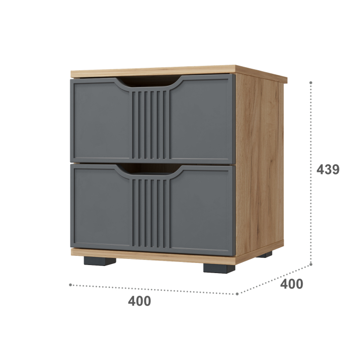 Прикроватные тумбы, Тумба прикроватная Эмилия ЭЛ-25