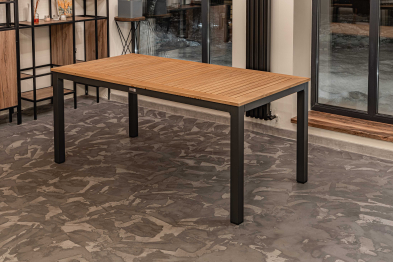 Обеденный стол OSCAR со столешницей из тика