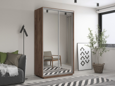 Шкафы-купе 2-х дверные, Шкаф-купе Экспресс Хит 2х дверный Зеркала 120х60х220