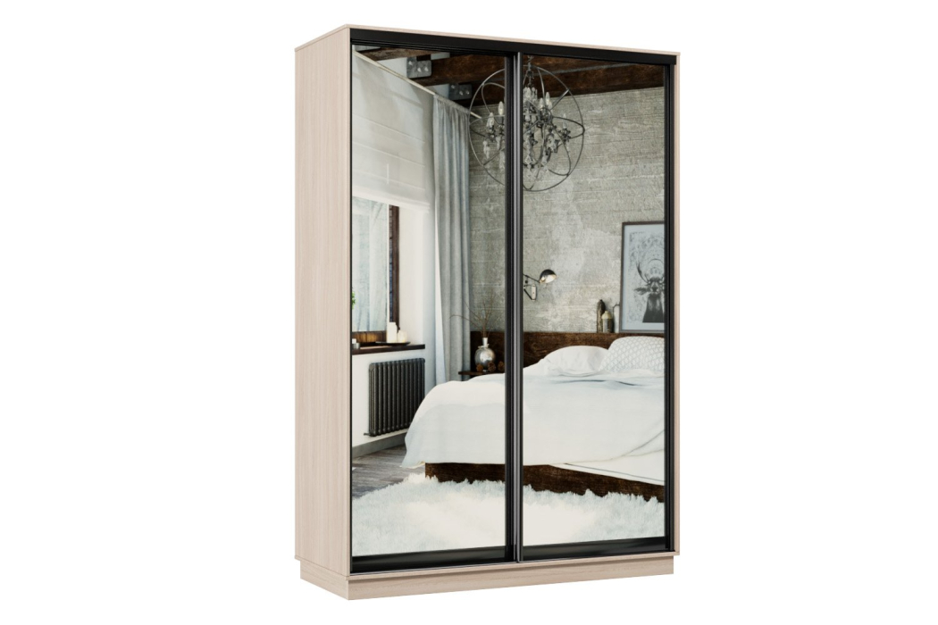 Шкафы-купе, Шкаф-купе Премьер 03 ясень шимо светлый